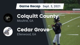 Recap: Colquitt County  vs. Cedar Grove  2021