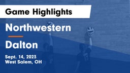 Northwestern  vs Dalton Game Highlights - Sept. 14, 2023