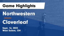 Northwestern  vs Cloverleaf  Game Highlights - Sept. 16, 2023
