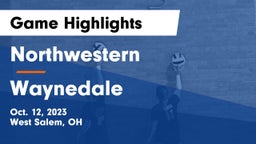 Northwestern  vs Waynedale  Game Highlights - Oct. 12, 2023