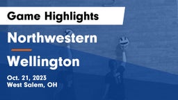 Northwestern  vs Wellington Game Highlights - Oct. 21, 2023