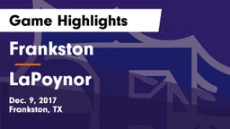 Frankston  vs LaPoynor  Game Highlights - Dec. 9, 2017