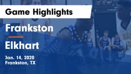 Frankston  vs Elkhart  Game Highlights - Jan. 14, 2020