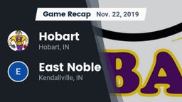 Recap: Hobart  vs. East Noble  2019