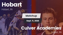 Matchup: Hobart  vs. Culver Academies 2020