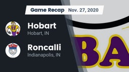 Recap: Hobart  vs. Roncalli  2020