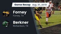 Recap: Forney  vs. Berkner  2018