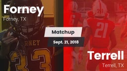 Matchup: Forney  vs. Terrell  2018