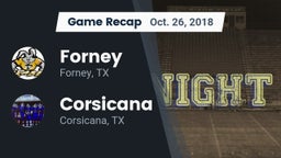 Recap: Forney  vs. Corsicana  2018