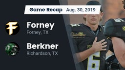 Recap: Forney  vs. Berkner  2019