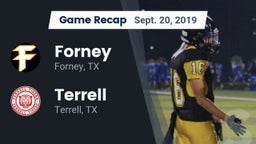Recap: Forney  vs. Terrell  2019