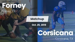 Matchup: Forney  vs. Corsicana  2019