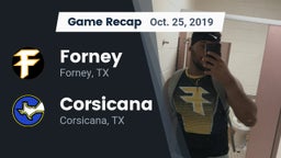 Recap: Forney  vs. Corsicana  2019