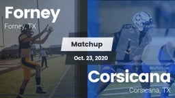 Matchup: Forney  vs. Corsicana  2020