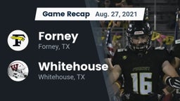 Recap: Forney  vs. Whitehouse  2021