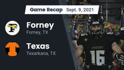 Recap: Forney  vs. Texas  2021