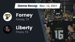 Recap: Forney  vs. Liberty  2021