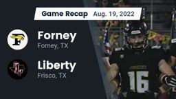 Recap: Forney  vs. Liberty  2022