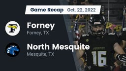 Recap: Forney  vs. North Mesquite  2022