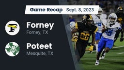 Recap: Forney  vs. Poteet  2023
