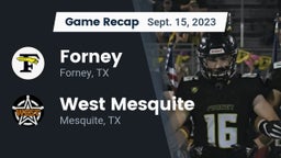 Recap: Forney  vs. West Mesquite  2023