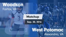 Matchup: Woodson  vs. West Potomac  2016