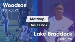 Matchup: Woodson  vs. Lake Braddock  2016