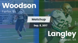 Matchup: Woodson  vs. Langley  2017