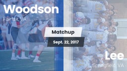 Matchup: Woodson  vs. Lee  2017