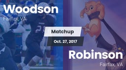 Matchup: Woodson  vs. Robinson  2017