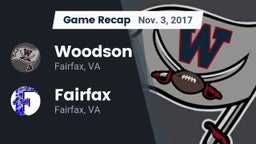 Recap: Woodson  vs. Fairfax  2017