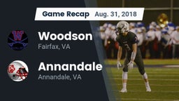 Recap: Woodson  vs. Annandale  2018