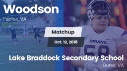 Matchup: Woodson  vs. Lake Braddock Secondary School 2018