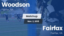 Matchup: Woodson  vs. Fairfax  2018