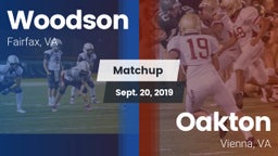 Matchup: Woodson  vs. Oakton  2019