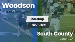 Matchup: Woodson  vs. South County  2019