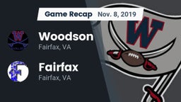 Recap: Woodson  vs. Fairfax  2019