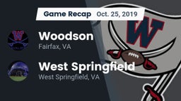 Recap: Woodson  vs. West Springfield  2019