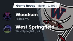 Recap: Woodson  vs. West Springfield  2021