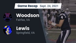Recap: Woodson  vs. Lewis  2021