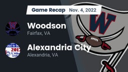 Recap: Woodson  vs. Alexandria City  2022