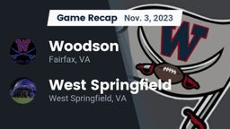 Recap: Woodson  vs. West Springfield  2023