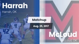 Matchup: Harrah  vs. McLoud  2017
