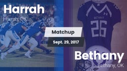 Matchup: Harrah  vs. Bethany  2017