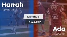 Matchup: Harrah  vs. Ada  2017