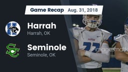 Recap: Harrah  vs. Seminole  2018