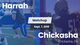 Matchup: Harrah  vs. Chickasha  2018