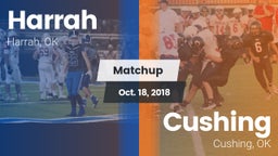 Matchup: Harrah  vs. Cushing  2018