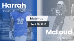 Matchup: Harrah  vs. McLoud  2020