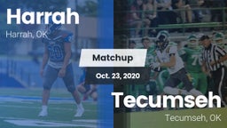 Matchup: Harrah  vs. Tecumseh  2020